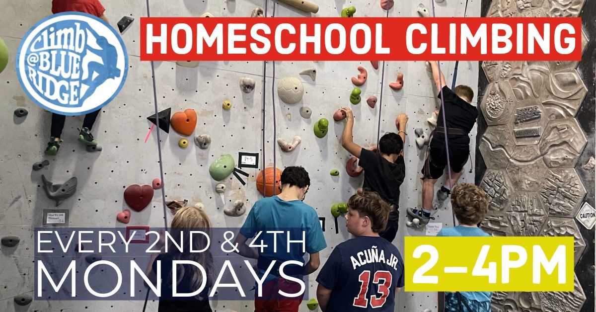 Homeschool Climbing at CBR