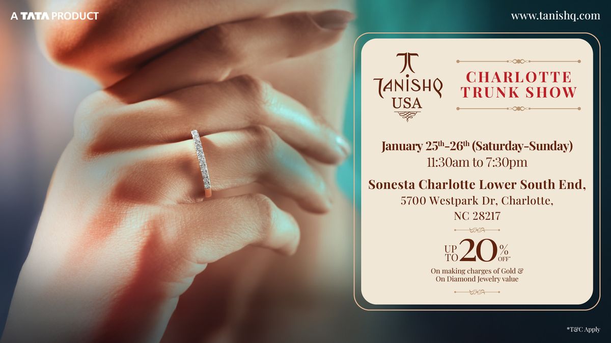 Tanishq USA  |  Charlotte Trunk Show 2025