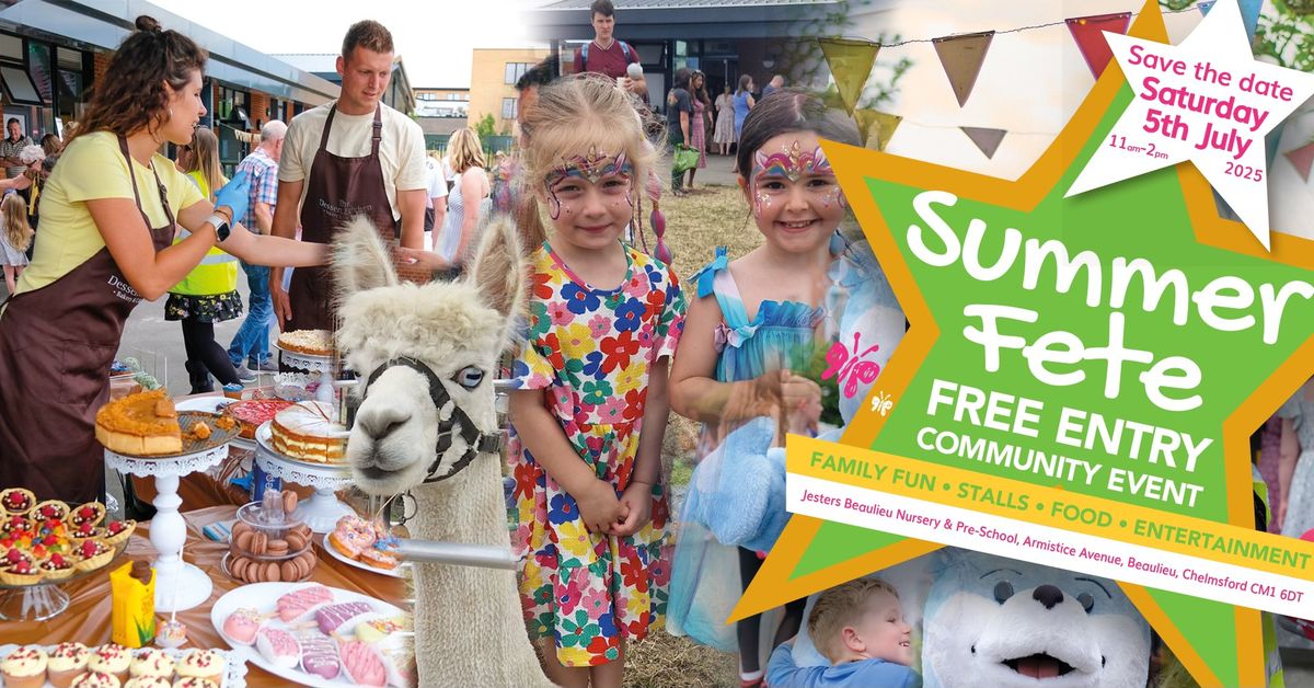 FAMILY FUN COMMUNITY FETE - FREE ENTRY