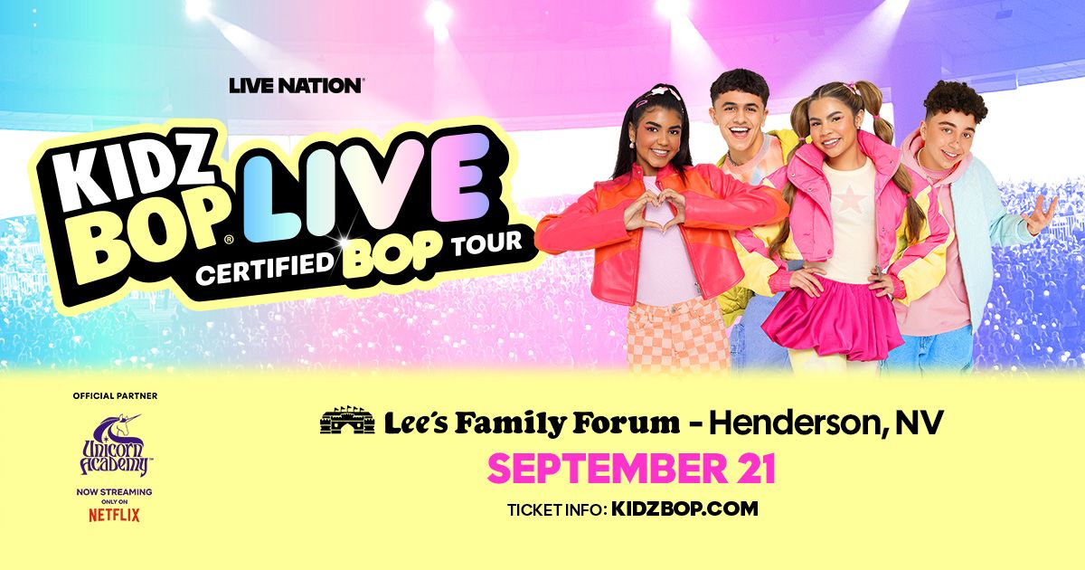 KIDZBOPLIVE Certified BOP Tour