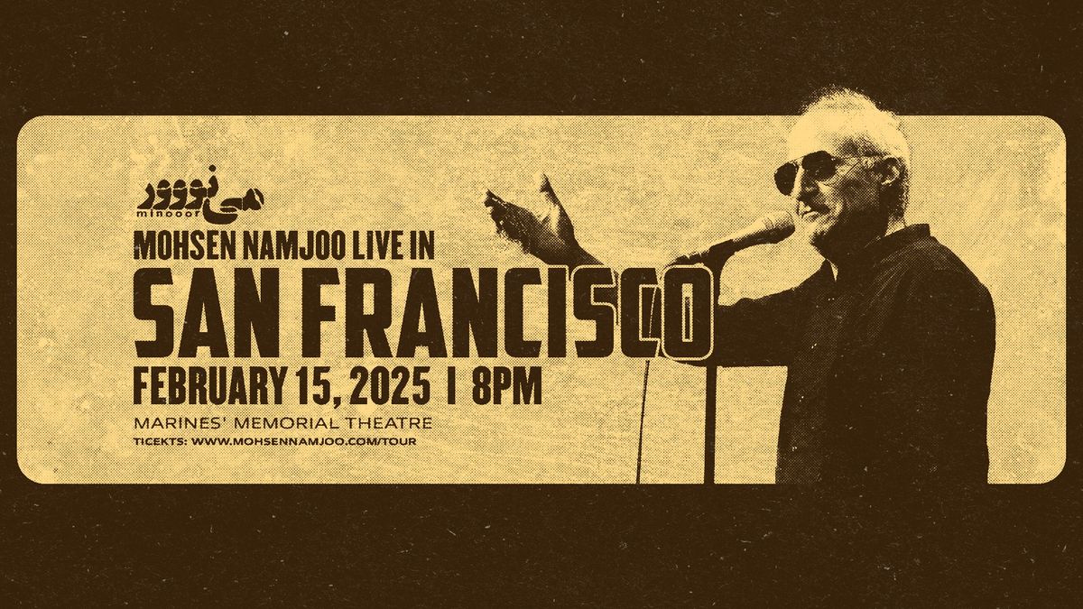 Mohsen Namjoo Live in San Francisco