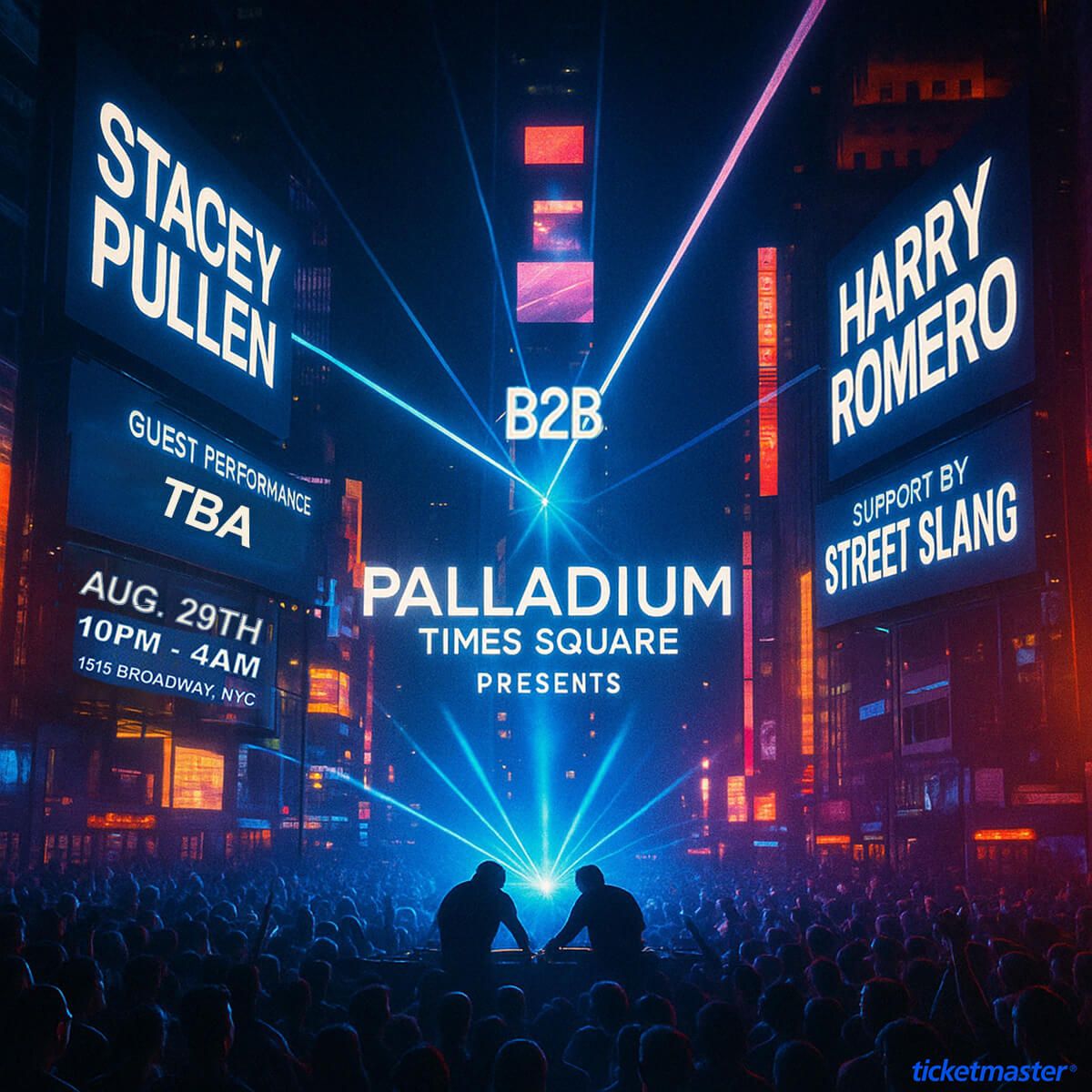 Stacey Pullen and Harry Romero at Palladium Times Square