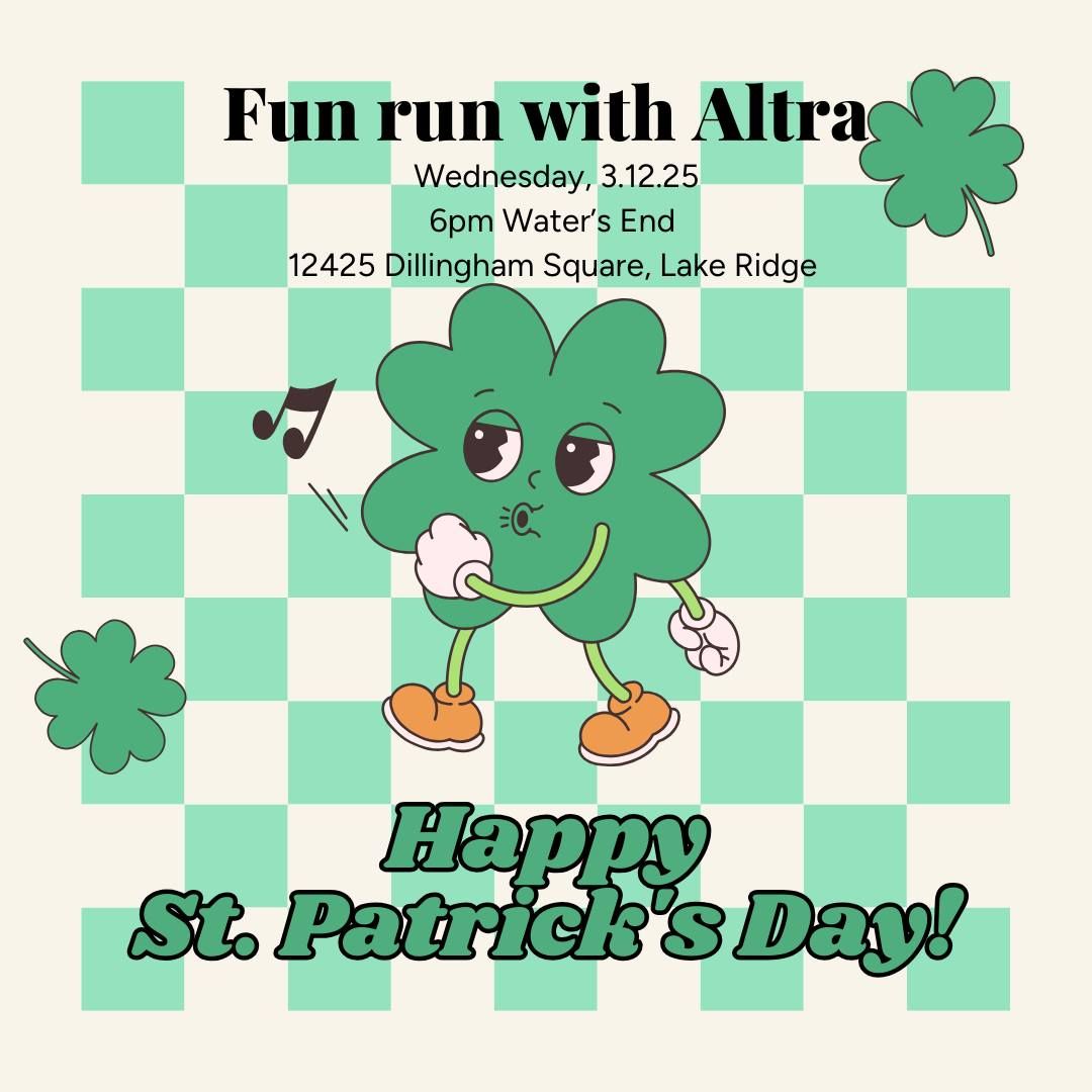 Saint Patrick's Day Fun Run with Altra