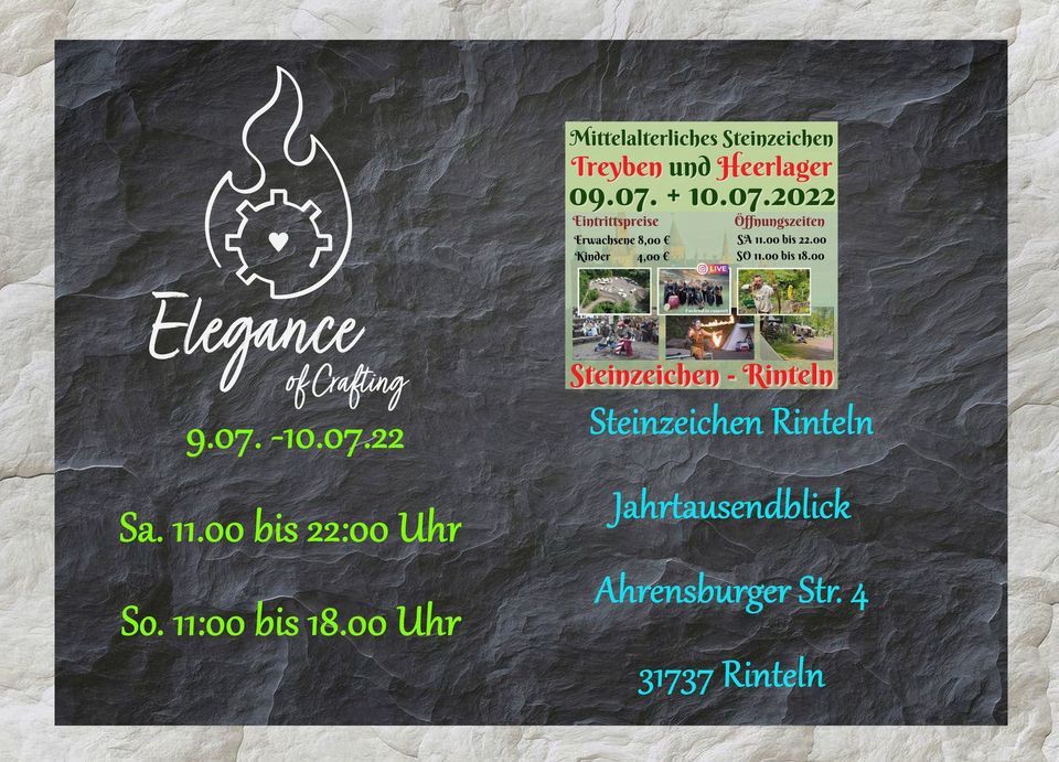 Elegance of Crafting beim Steinzeichen Steinbergen, Steinzeichen ...