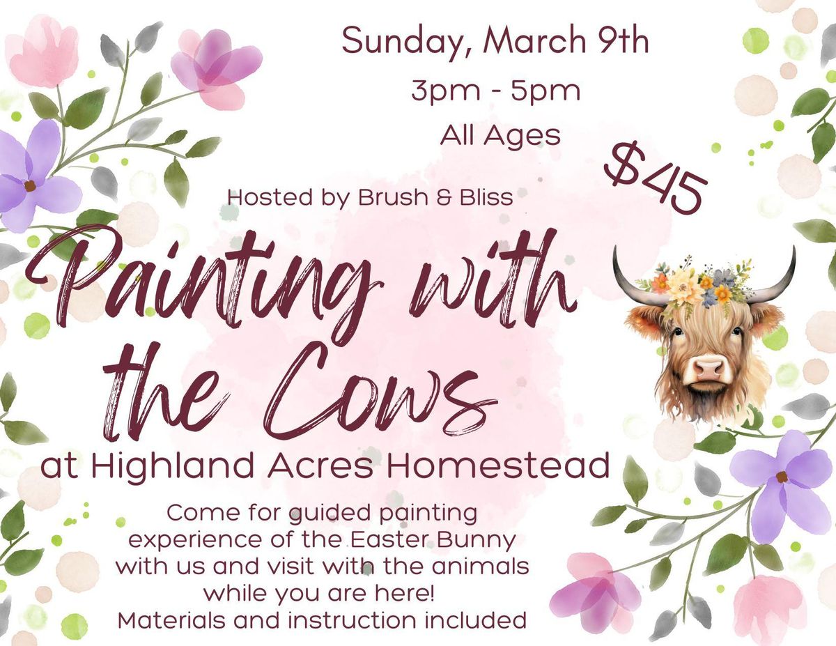 Painting  With The Cows!