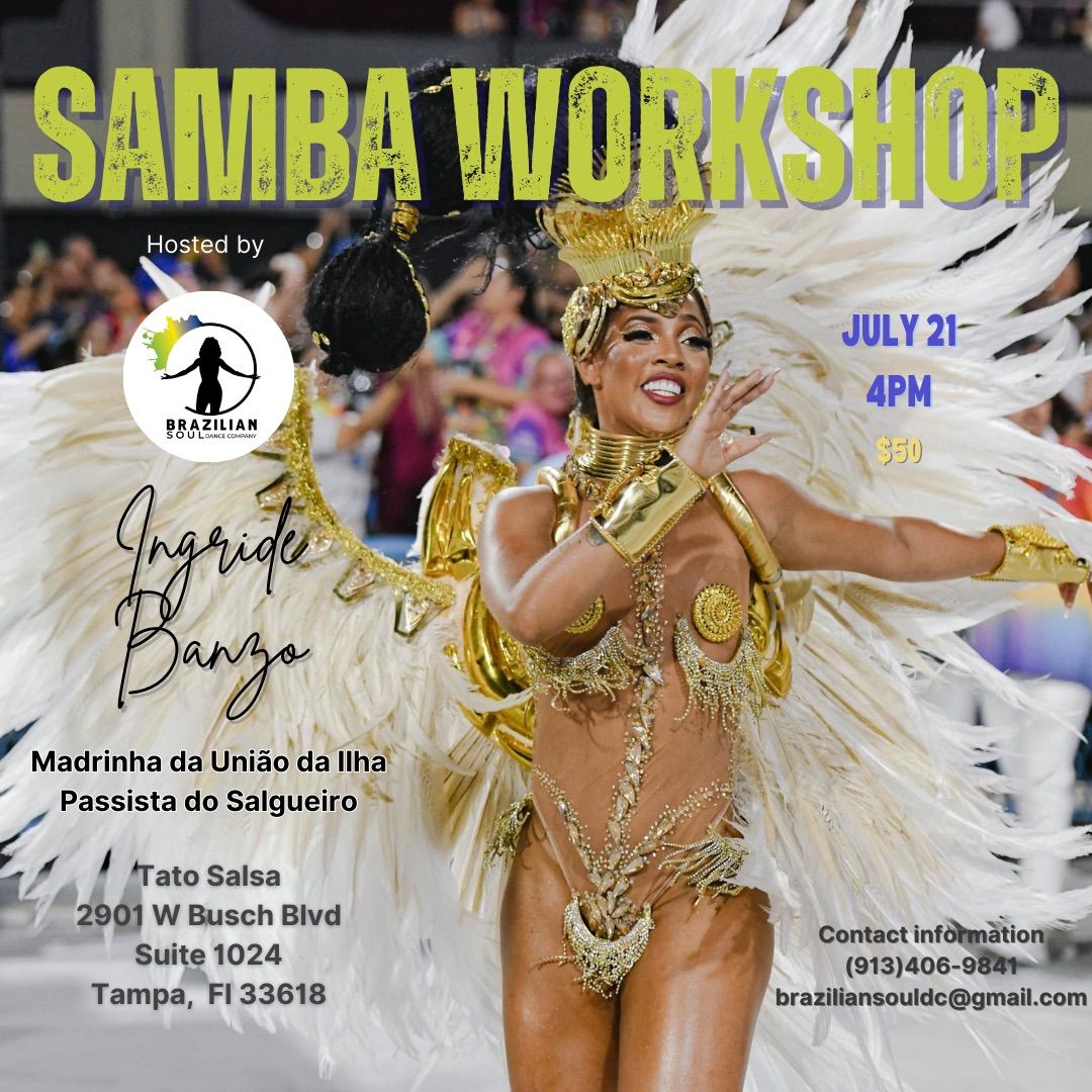 Samba No P\u00e9 Passista Style Workshop
