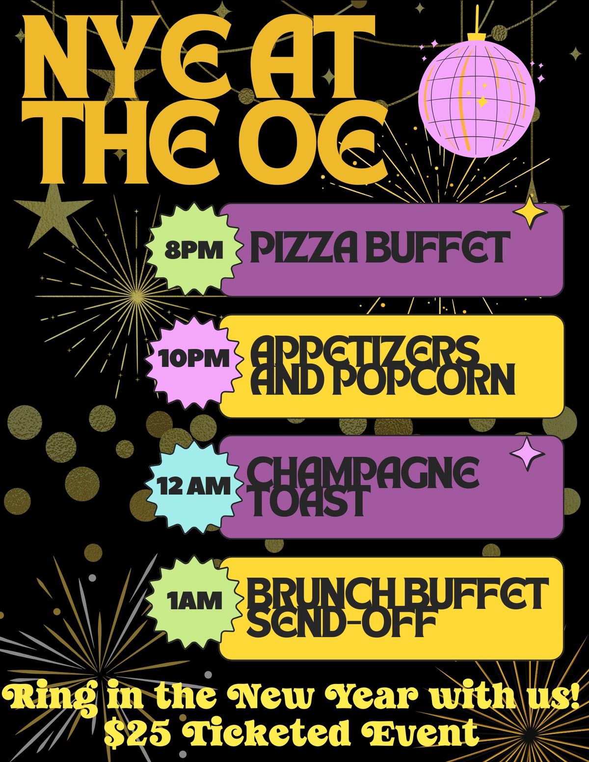 NYE at the OE!\ud83c\udf89