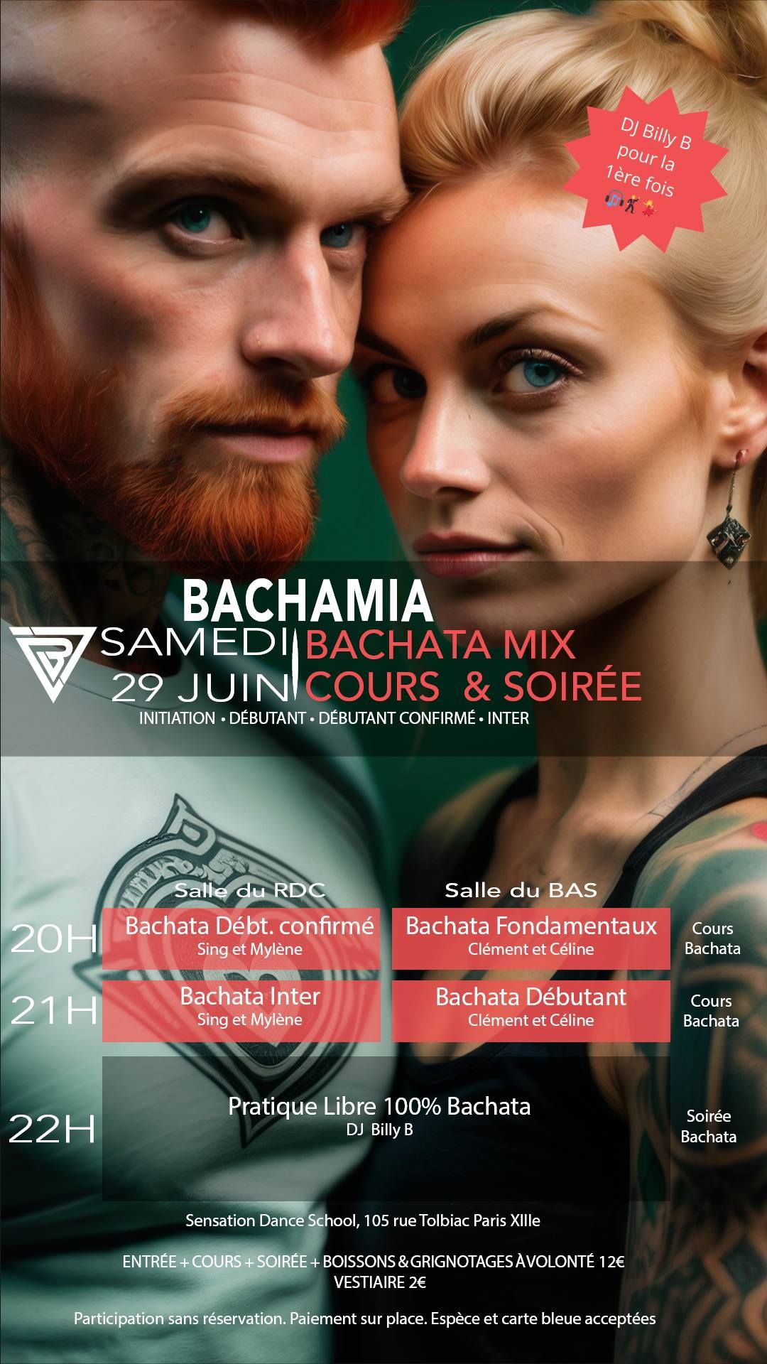 Bachamia bachata mix - Sing et Myl\u00e8ne - Cl\u00e9ment et Lucie - DJ DJ Billy B