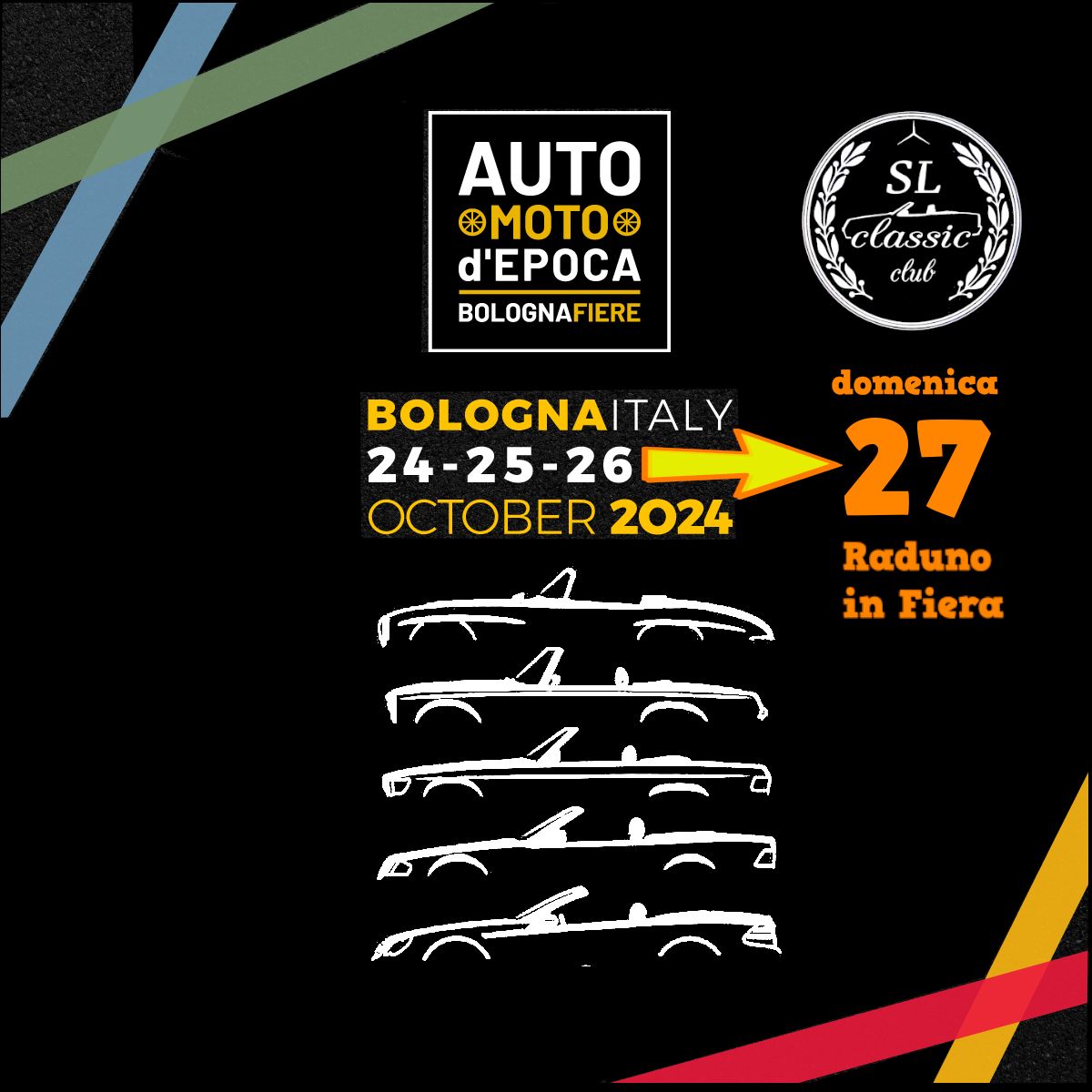 Auto Moto d'Epoca Bologna con SL Classic Club