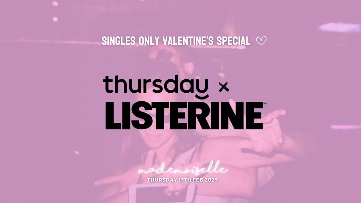 Thursday | Mademoiselle | Valentine's Special | Toronto