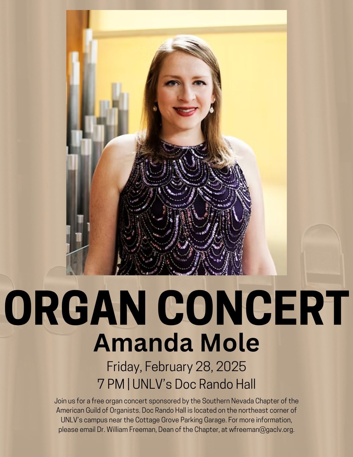 Amanda Mole Organ Concert