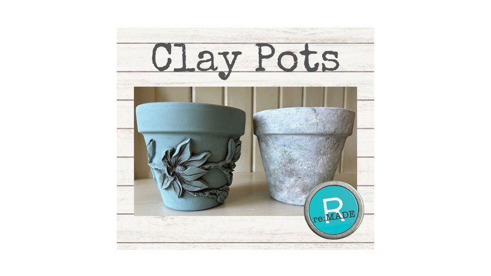 Drab to Fab Clay Pots with Jan