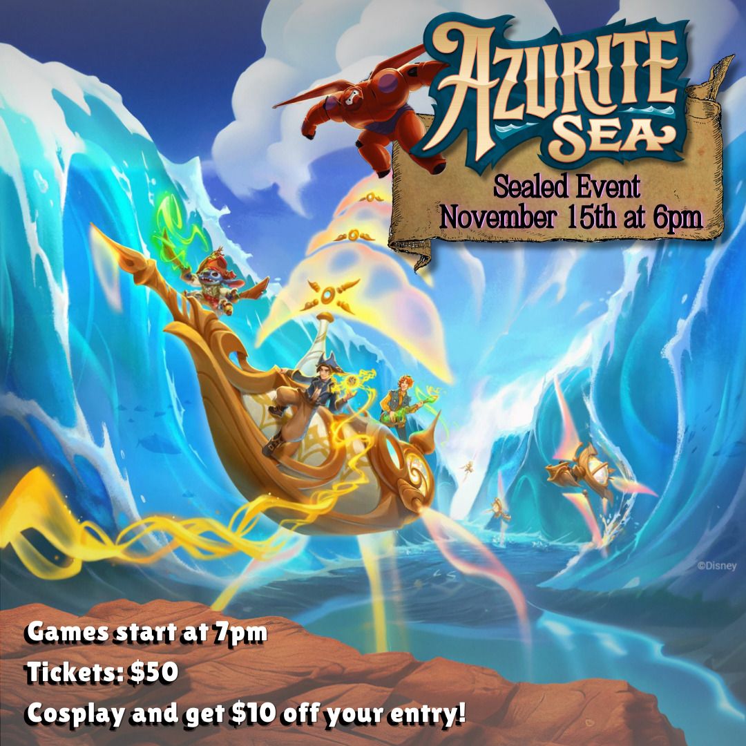 Azurite Sea Release Party - Sealed Event - at First Player