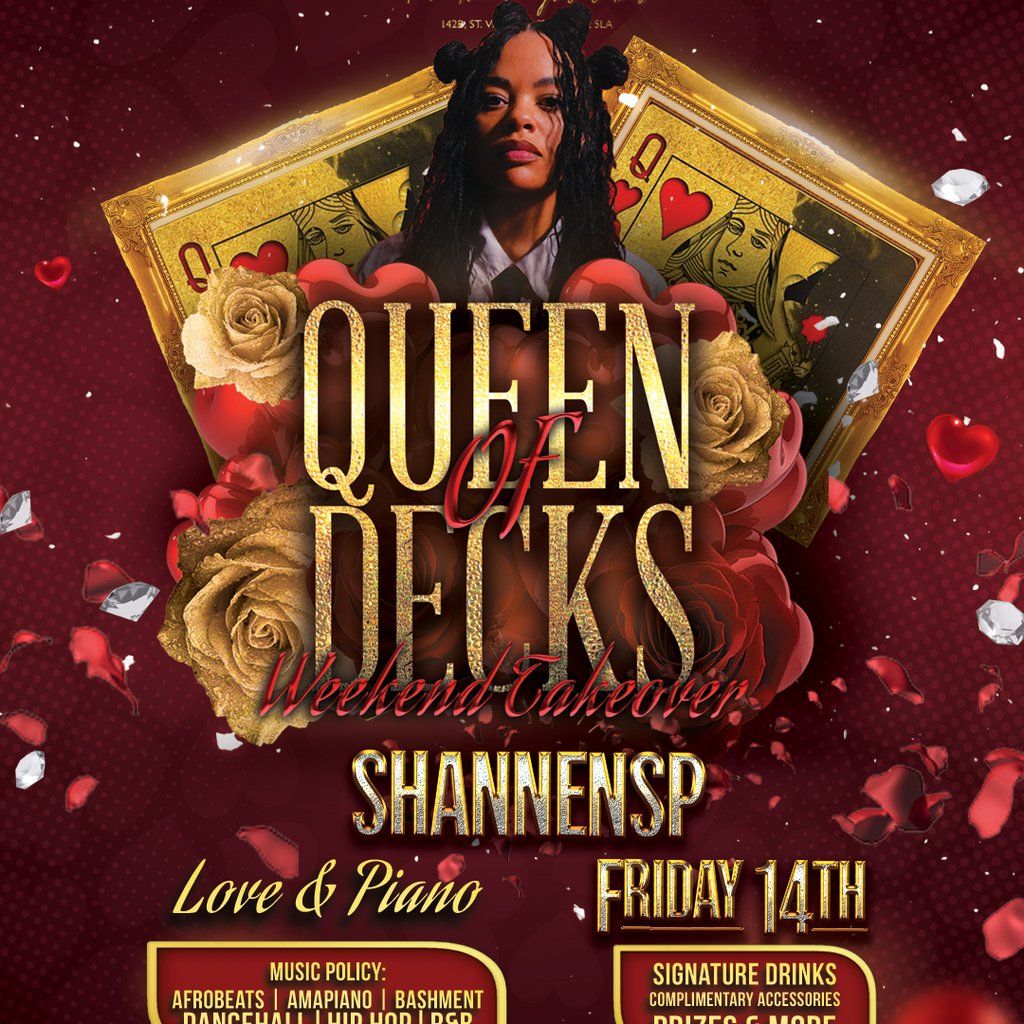 QUEEN OF THE DECKS-LOVE & BEATS (Valentine's Day)  DJ SHANEENP.