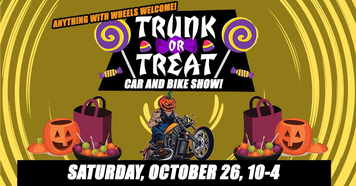 **ELYRIA LOCATION** Trunk Or Treat\/Bike and Car Show @ Johnny K's Elyria 2024!