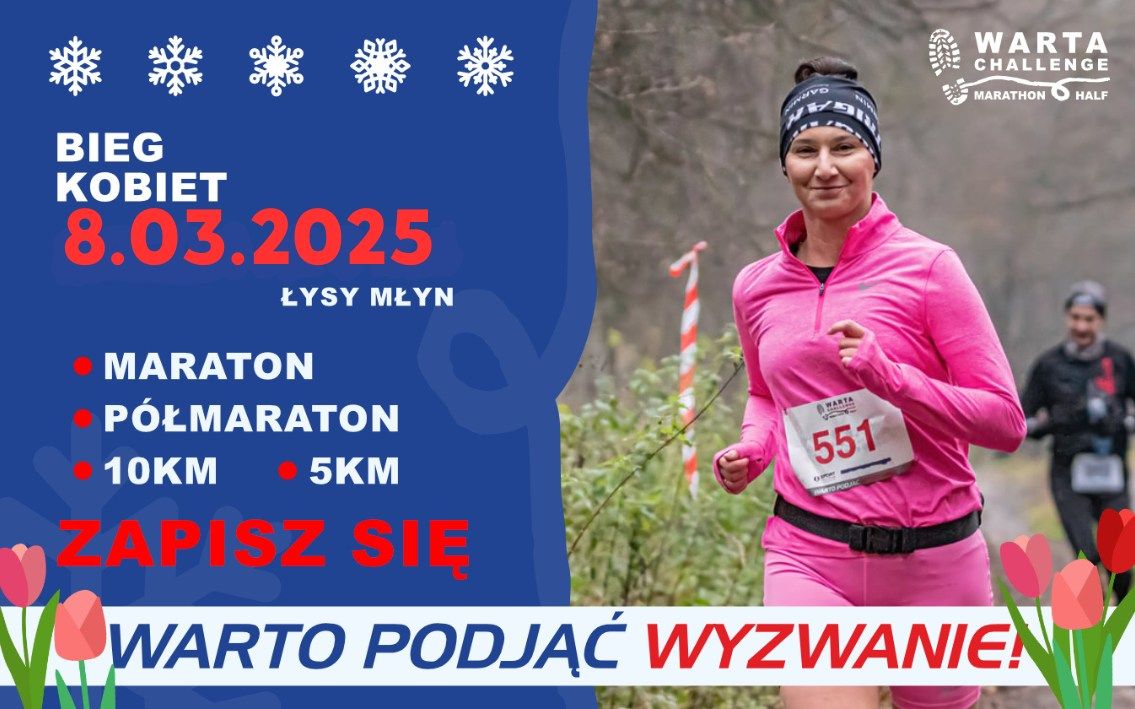 WARTA CHALLENGE Marathon&Half Bieg #5 Bieg Kobiet FINA\u0141