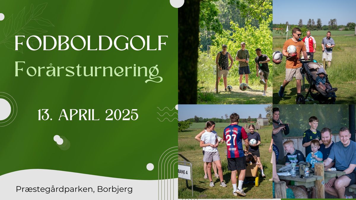 Fodboldgolf - For\u00e5rsturnering 2025 \u26bd\u26f3\u2600\ufe0f