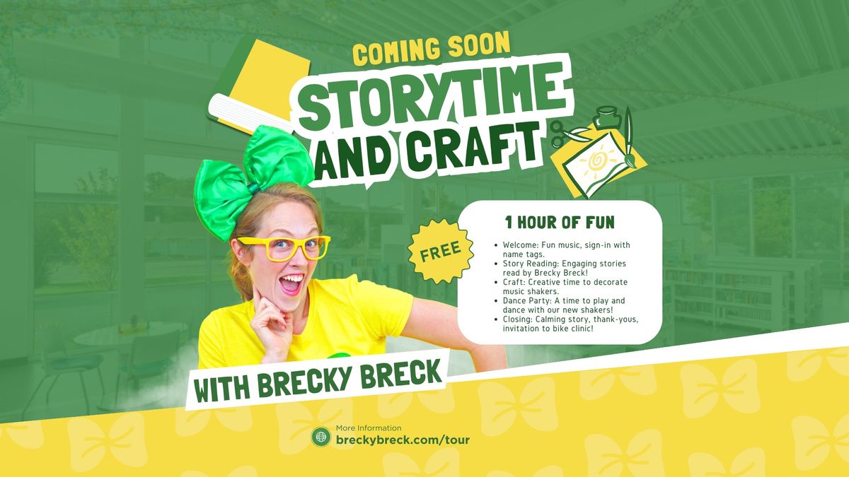 Toddler Storytime and Craft with Brecky Breck in Bozeman