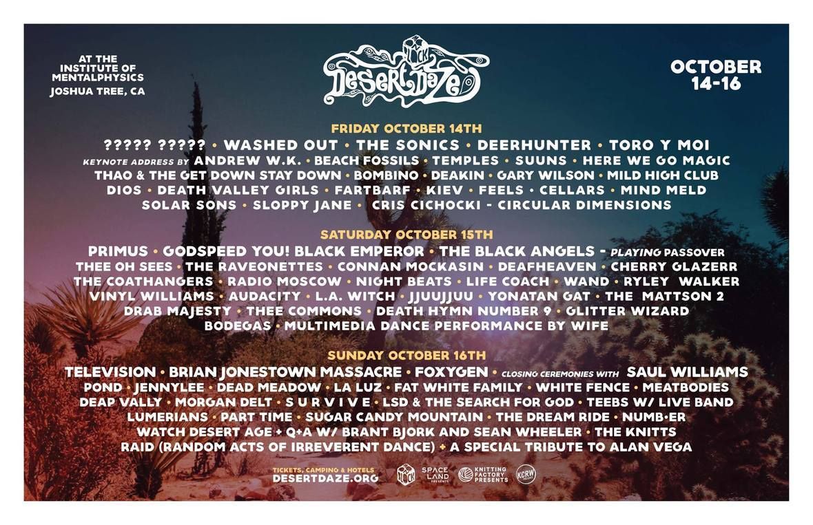 Desert Daze with Drab Majesty