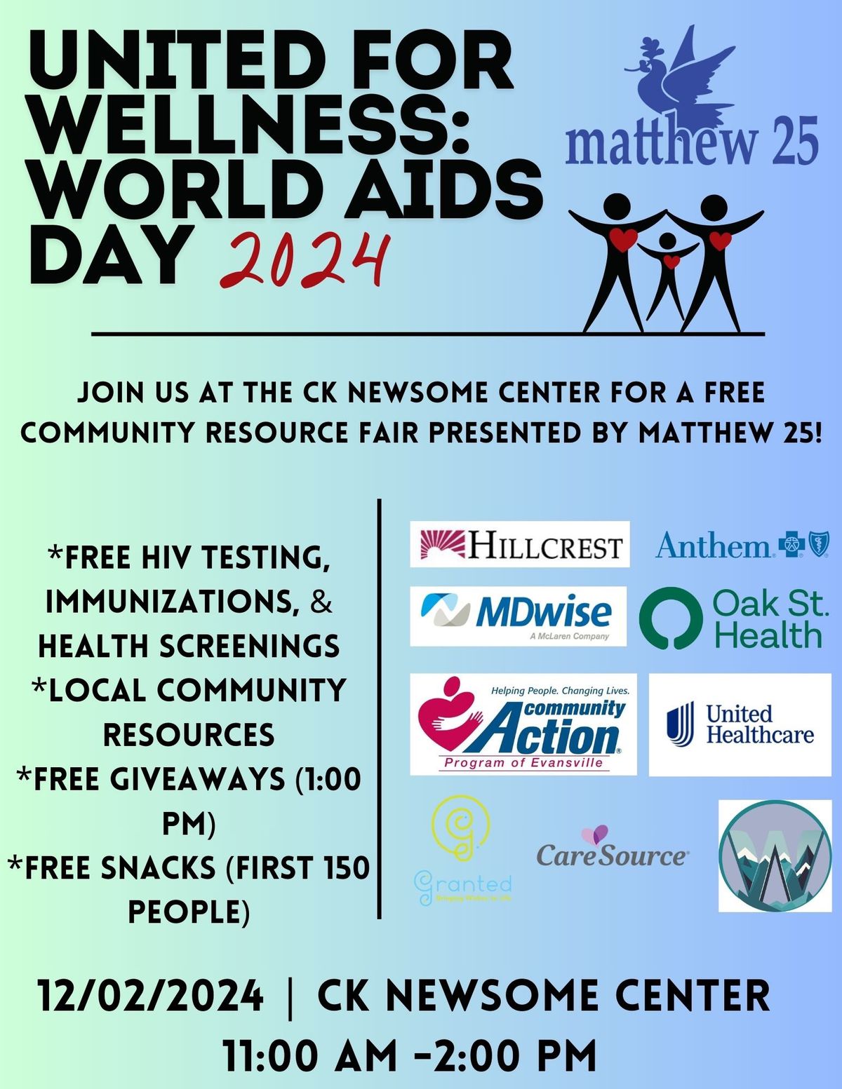 United for Wellness: World AIDS Day Community Resource Fair