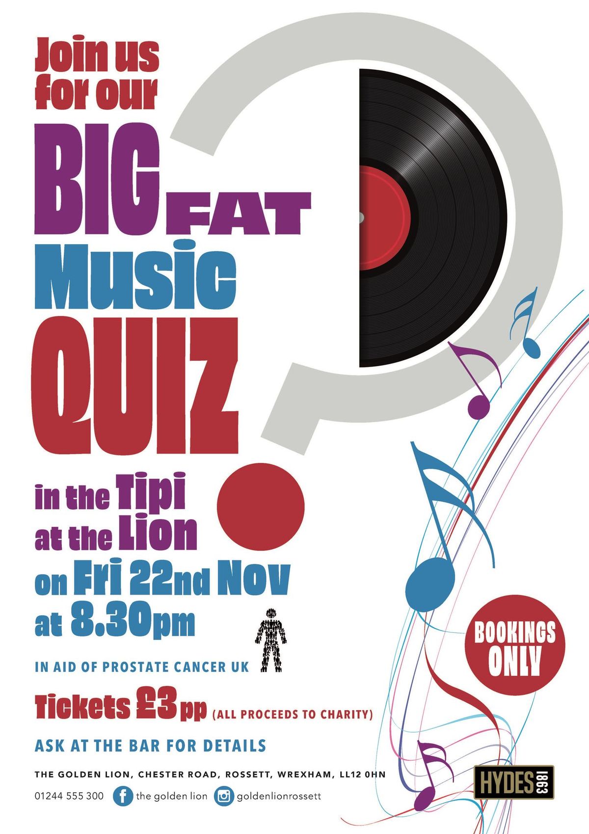 Prostate Cancer UK Music Quiz