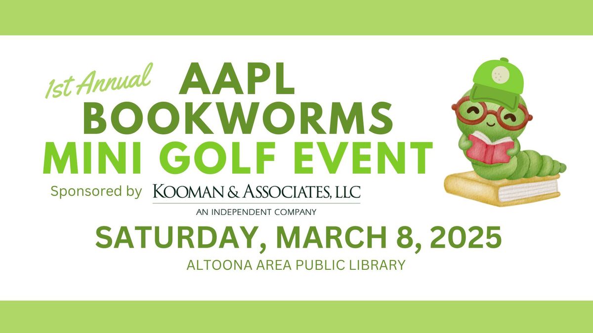 AAPL Bookworms Mini Golf Family Event