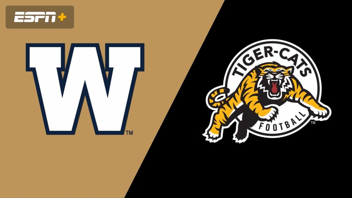 Hamilton Tiger-Cats at Winnipeg Blue Bombers