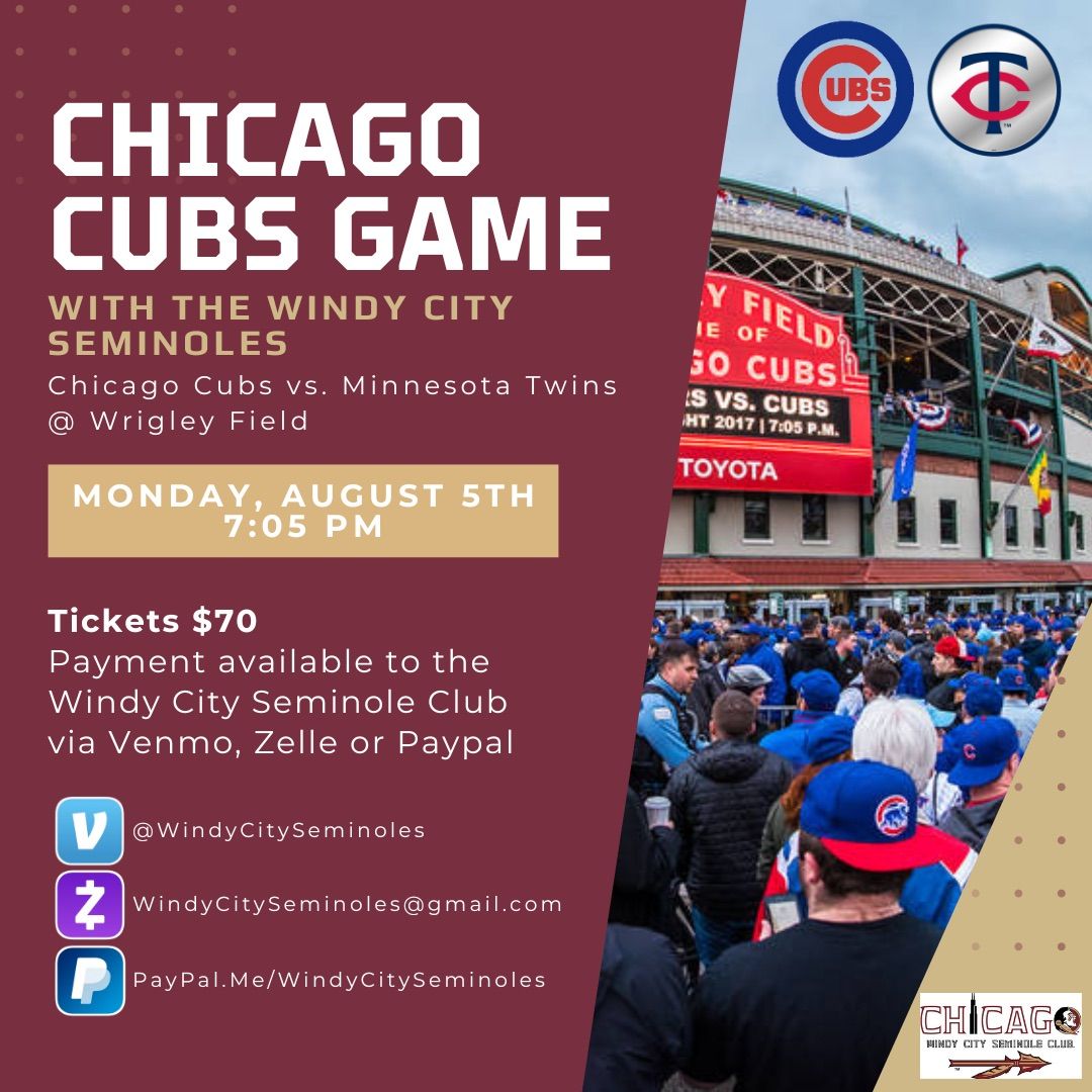 CUBS GAME WITH WINDY CITY SEMINOLES