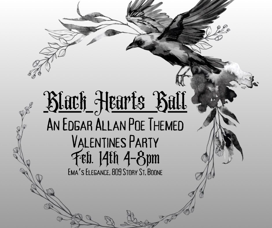 Black Hearts Ball: An Edgar Allan Poe Themed Valentines Party