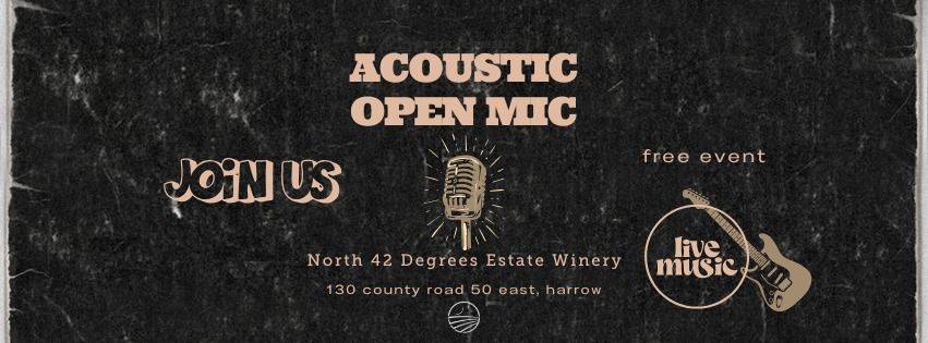 Acoustic Open Mic Night