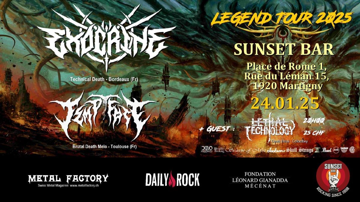 Exocrine\/Tempt Fate\/Lethal Technology@Sunset