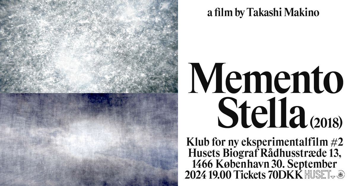 Klub for ny eksperimentalfilm: Memento Stella (2018)