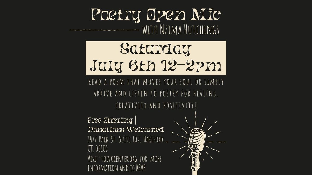 Poetry Open Mic