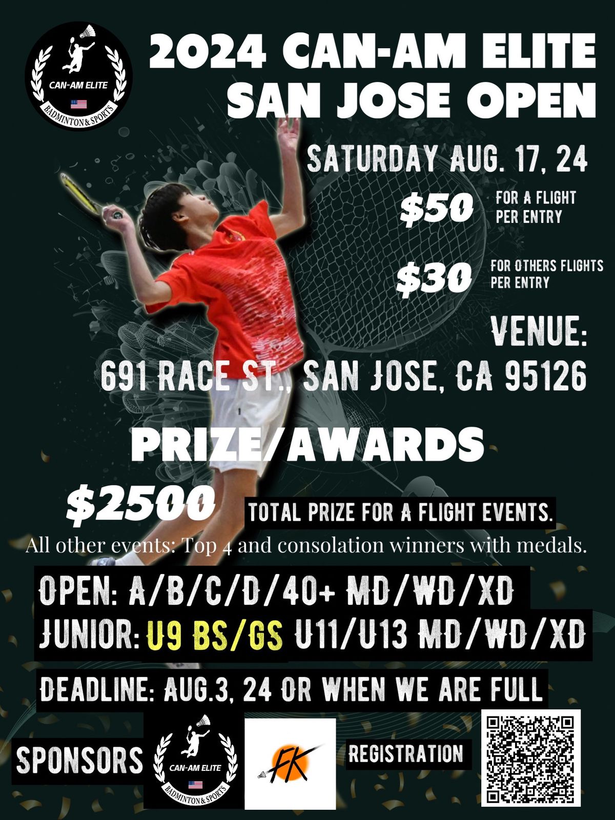 2024 Can-Am Elite San Jose Open