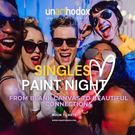 Singles Paint Night - From Blank Canvas to Beautiful Connections with Unarthodox