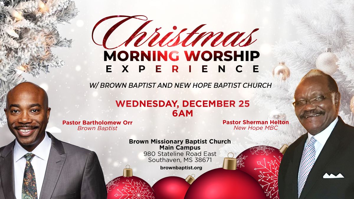 Christmas Morning Worship Experience