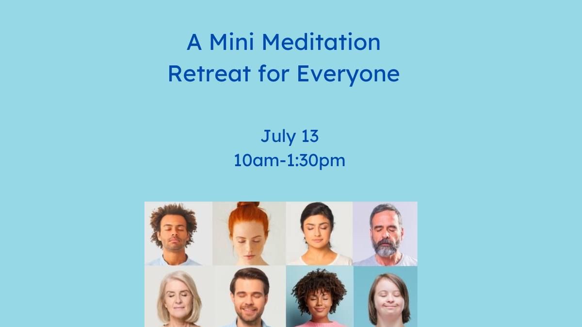 Beginner's Mini Meditation Retreat 