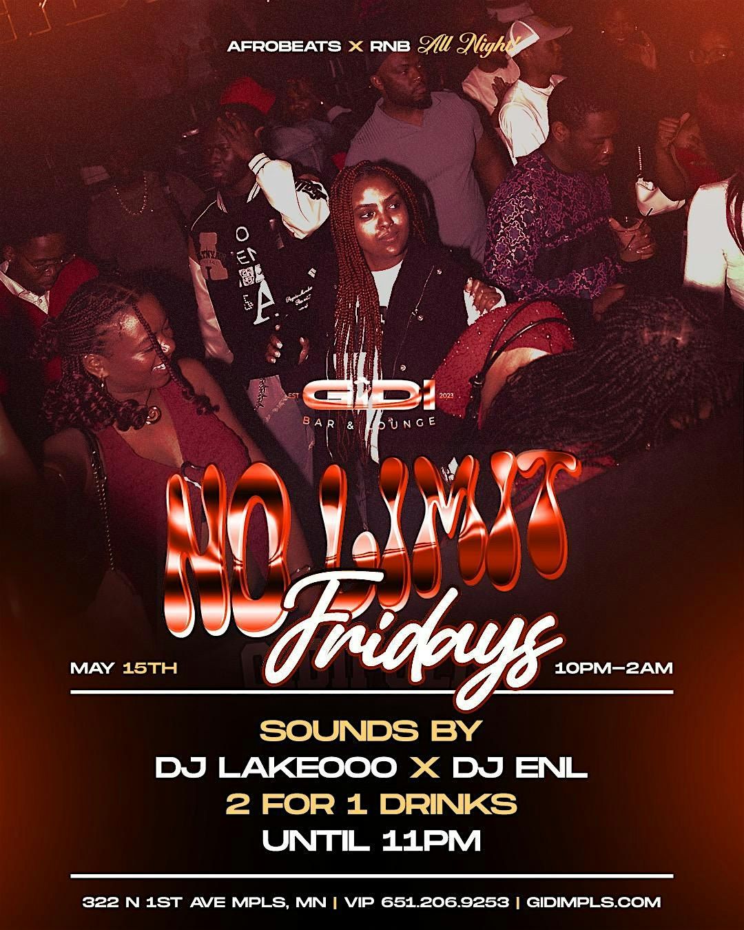 No Limit Fridays- DJ Lakeoo X DJ ENL