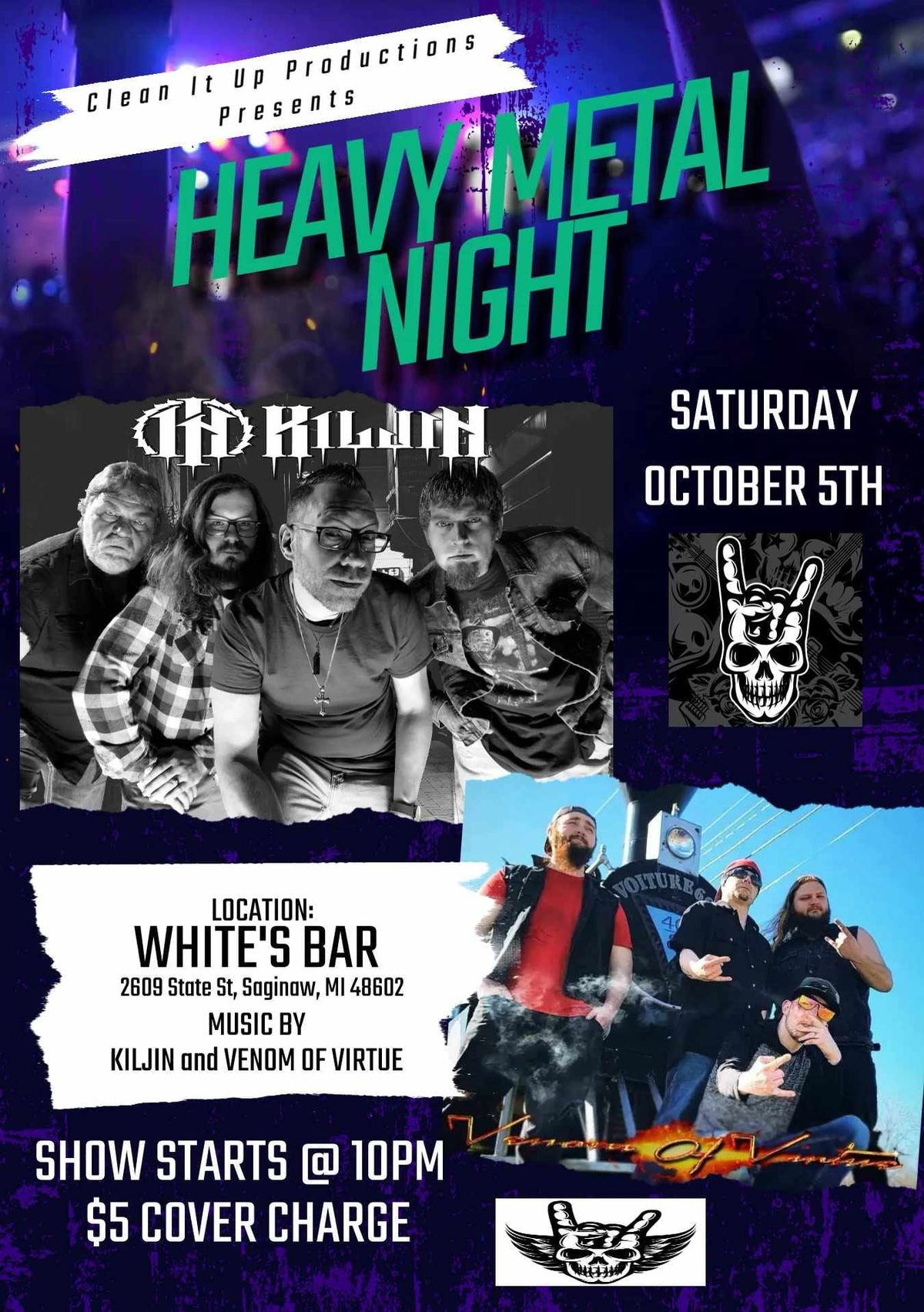 Heavy Metal Night @ White's Bar- Saginaw, MI