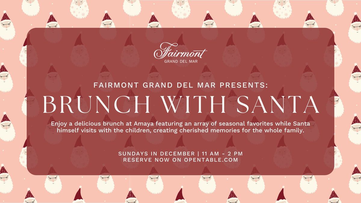 Brunch with Santa at Amaya