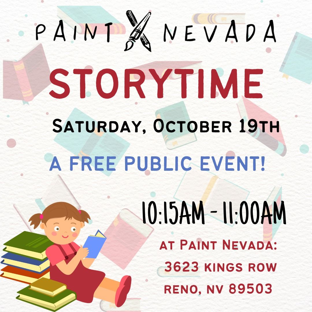 October 19th Storytime @ Paint Nevada