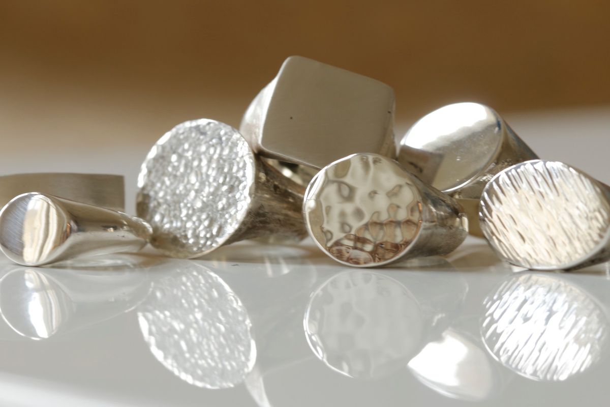 Make your own silver signet ring!