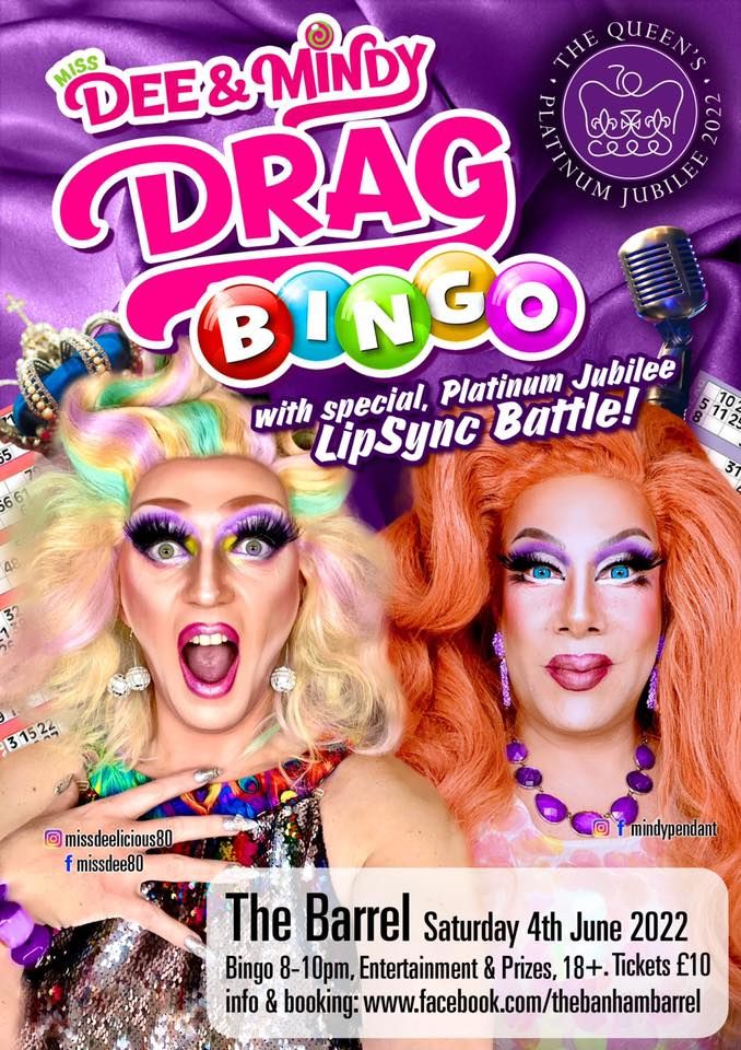 Drag Bingo, Banham Barrel, 4 June 2022