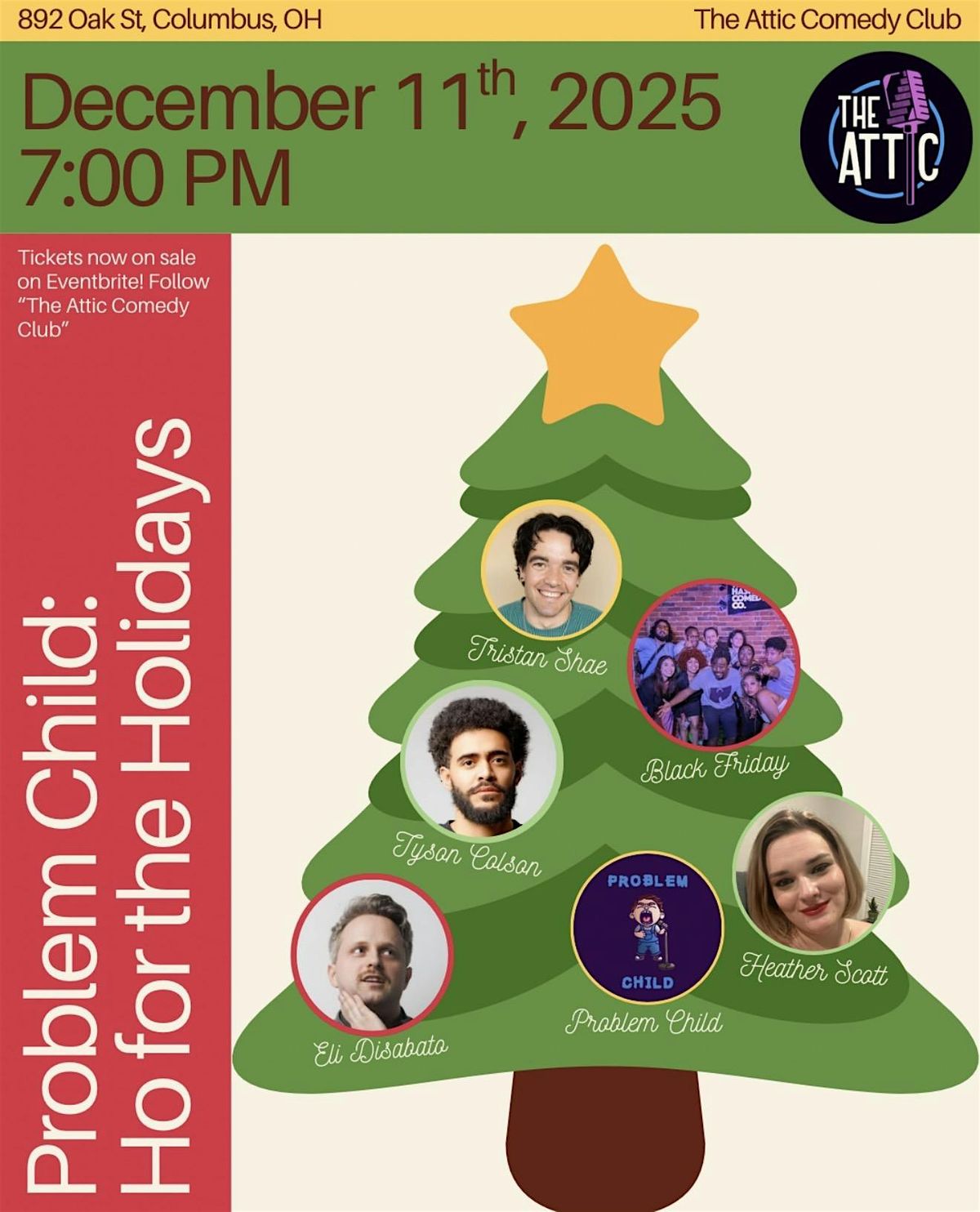 Problem Child: HO for the Holidays! A Comedy Showcase!