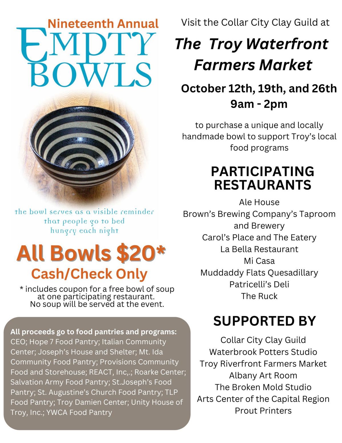 Empty Bowls