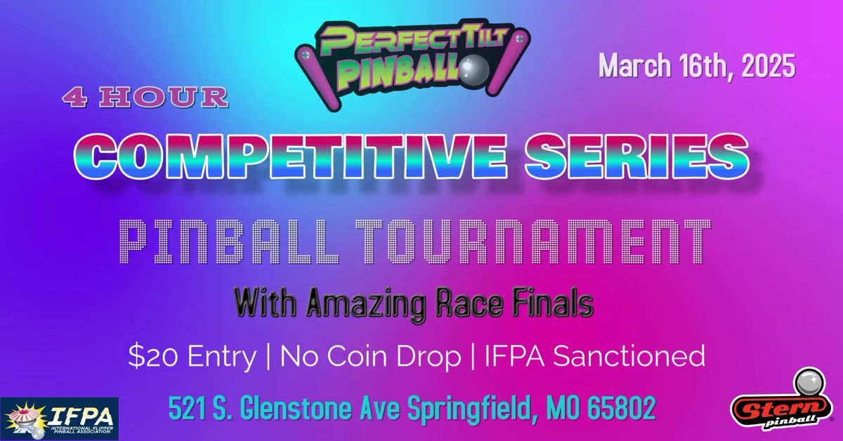 PTP Competitive Series Pinball Tournament 