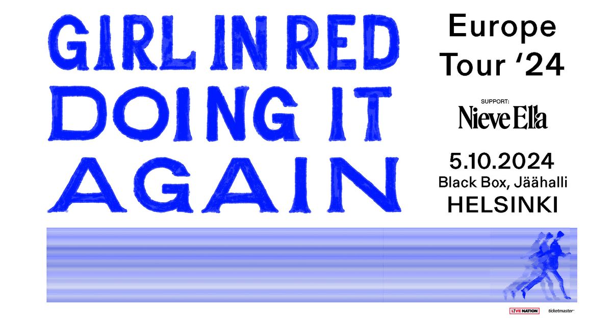 girl in red (NO): Doing It Again Tour, Black Box, Helsingin J\u00e4\u00e4halli 5.10.2024