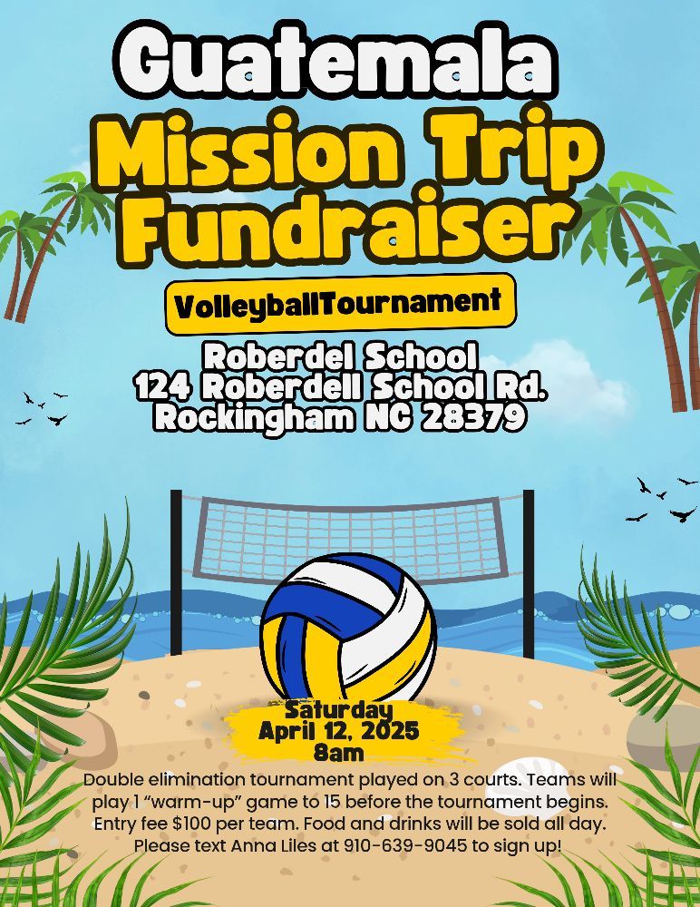 Guatemala Mission Trip Volleyball Tournament Fundraiser