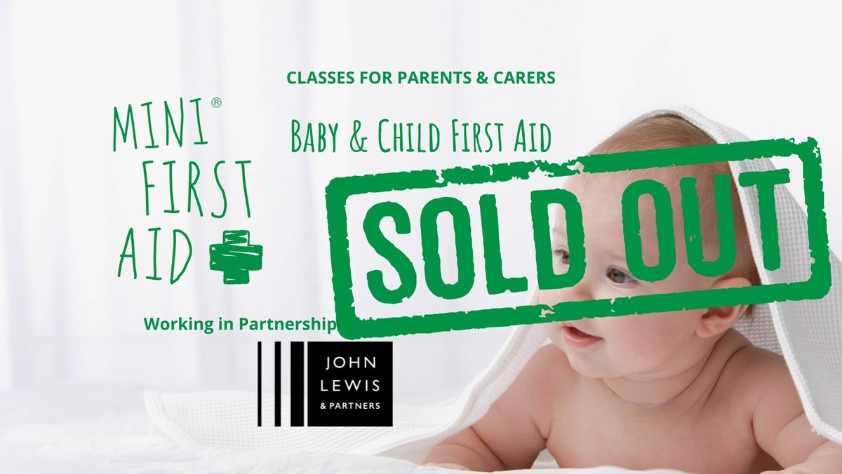 2-hour Baby & Child First Aid Class