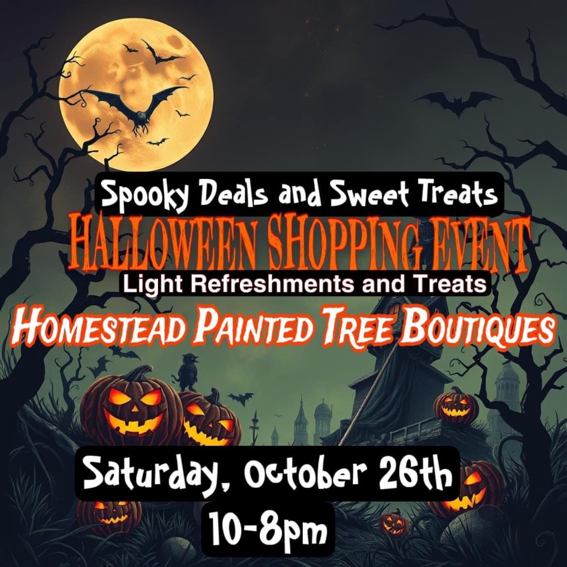 Halloween Shopping Event at the Painted Tree